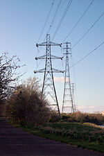 Tyne Crossing tall pylons 38