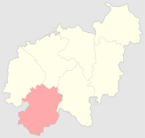 Лидский уезд на карте