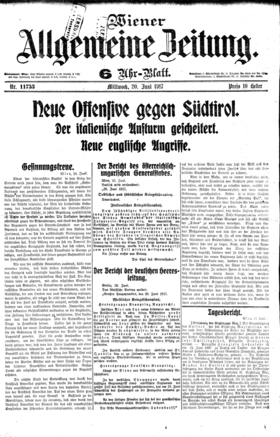 Image illustrative de l’article Wiener Allgemeine Zeitung