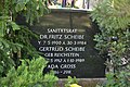 Grab des Sanitätsrates Fritz Scheibe