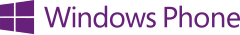 Windows Phone 8 logo and wordmark (purple).svg