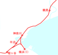 1906年頃の初代横浜駅付近