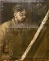 Autoportrait, huile sur toile, 80x66cm, collection privée