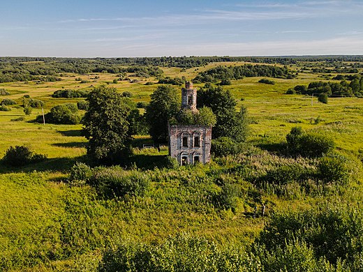 74. Никольская церковь, Бартеньево, Нерехтский район, Костромская область Автор — Vladicus44