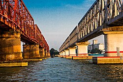 Anderson Bridge over the Meghna River