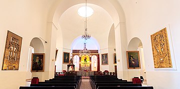 Interior of the church