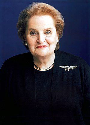 Madeleine Albright, official secretary of Stat...