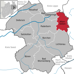 Altenbeken – Mappa