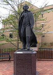 Statue of United States President Andrew Johnson at the Andrew Johnson National Historic Site Andrew-johnson-statue-greeneville1.jpg