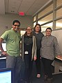 Group member, Ganeshk, with the students and faculty at the GSU A+F edit-a-thon