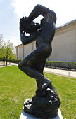 Auguste Rodin, 1881-ca.1905, Méditation avec bras, bronzo.