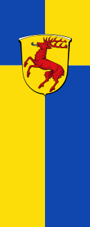 Drapeau de Hirschhorn (Neckar)