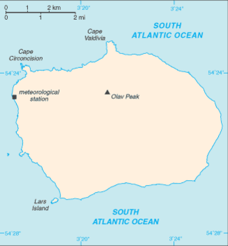 map of Bouvet Island