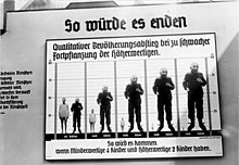 Nazi poster promoting eugenics Bundesarchiv Bild 102-16748, Ausstellung "Wunder des Lebens".jpg