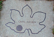 Stone dedicated to Sagan in the Celebrity Path of the Brooklyn Botanic Garden Carl-sagan-brooklyn.JPG