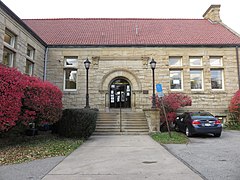 Carnegie Free Library in McKeesport, Pennsylvania in 2018