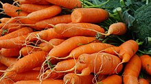 Carrots in Ljubljana Central Market Carrots at Ljubljana Central Market.JPG