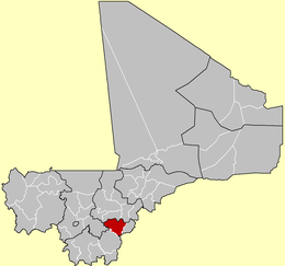 Circondario di Koutiala – Localizzazione