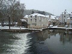 Cubjac sous la neige.