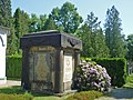 Neuer Jüdischer Friedhof: Trauerhalle bzw. Feierhalle, denkmalwerte Grabstätten, Kriegerdenkmal, Urnengrab für ermordete Dresdner Juden und Thoragrab, Gedenkstätte für die Opfer der Shoa (Einzeldenkmale zu ID-Nr. ID-Nr. 09304698)