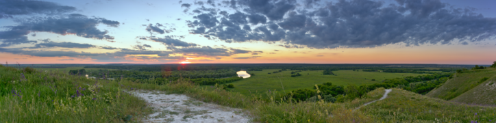 Панорама реки Дон со стороны Маяцкой крепости