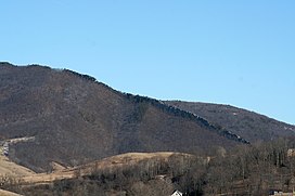 The Devils Backbone rock formation