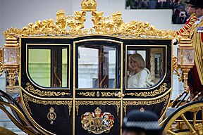 King and Queen in Carriage