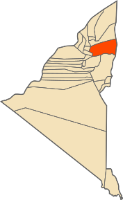 Localizarea comunei în cadrul provinciei