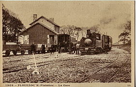 Corpet-Louvet (no 1349 - 1911), no 106 des Chemins de fer armoricains, à Plouezoc'h'.