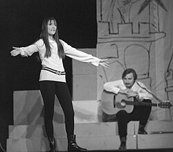 Mikó István társaságában az Egyetemi Színpadon (1973)