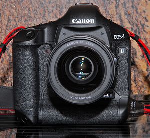 Front View of the Canon EOS-1D Mark III Digita...