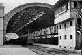 La gare, au temps de la vapeur.