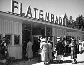 Flatenbadets entré 1937