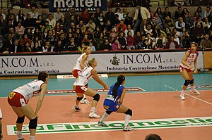 Volley Bergamo in ricezione