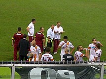 Galatasaray ve Genoa CFC arasında oynanan hazırlık maçından bir kare.
