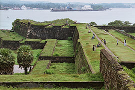 Sun bastion from the west