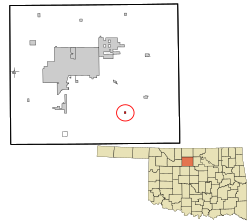 Location of Douglas in Garfield County