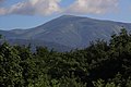 山形自動車道の月山湖PAから望む