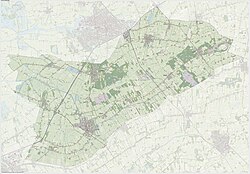 Kaart van Opsterland-munisipaliteit