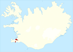 Vị trí của Hafnarfjörður, Iceland (left/center)