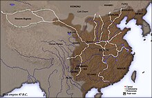 Han Empire in 87 BC
Han region

Outlying regions Han map.jpg