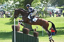 Hawley Bennett-Awad bei den Badminton Horse Trials 2007