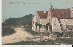 Heuilley-Cotton, le puits à balancier, quartier du pont