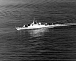 Long ship, photographed from above