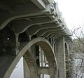 Unterhalb der Brücke, Blick von St. Paul westwärts.