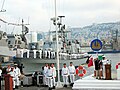 טקס מסירת אח"י גאולה ואח"י עליה לצי המקסיקני, בסיס חיפה 7 באוגוסט 2004