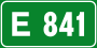Italian traffic signs - strada europea 841.svg
