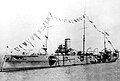 大日本帝国海軍「千代田」（場所不明、1905年頃撮影）