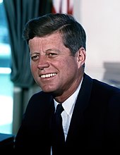 U.S. President John F. Kennedy John F. Kennedy, White House color photo portrait.jpg