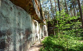 Ehemalige Sandsteinbrüche am Heidenberg